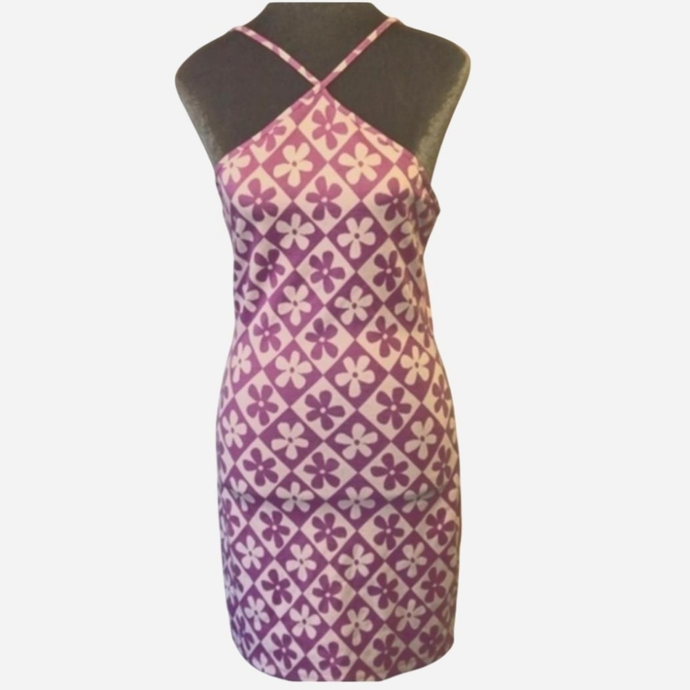 Purple Forever 21 Floral Dress